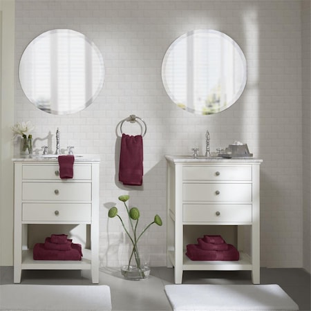 Madison Park Burgundy 100 Percent Cotton Towel Set, 8 Piece MPS73-471